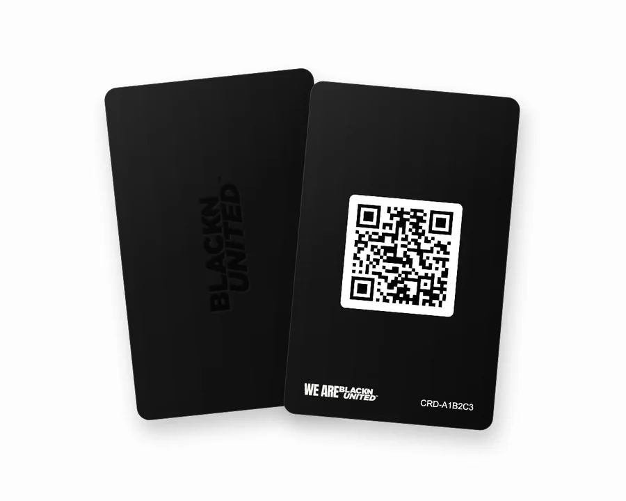 The BNU Tap-In card, front and back